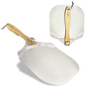 Premium Aluminum Pizza Peel with Foldable Wooden