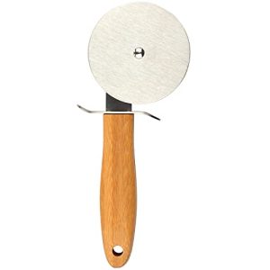 Super Sharp Pizza Cutter Wheel with Bamboo Handle