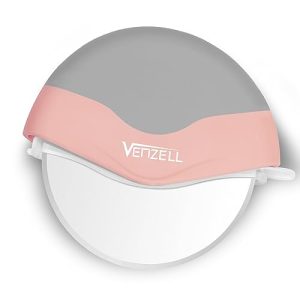 Pink Ergonomic Grip Pizza Cutter Wheel: Effortless
