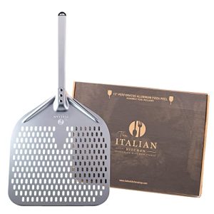Italian Kitchen 13" Perforated Pizza Peel - Professional