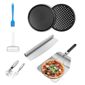 Fat-Cat Pizza Making Kit: Master Home Pizza Chef Set with 8 Essential Tools