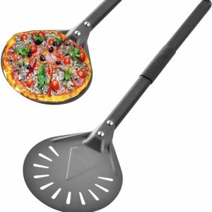 Pizza Master Spinner: 8-inch Aluminum Pizza Turning Peel