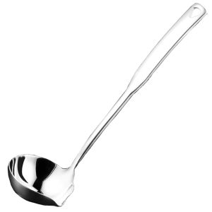 Stainless Steel Soup Ladle with Pour Spout - Precision