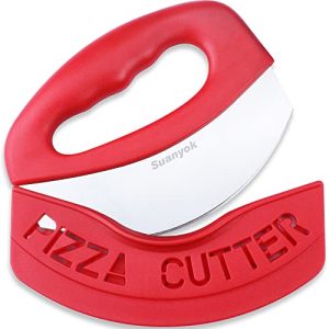 Premium Pizza Cutter Food Chopper - Effortless Slicing