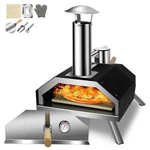 Portable Wood Pizza Oven with Rapid Heating