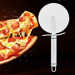 Stainless Steel Pizza Cutter - Precision Blade for Effortless Slicing