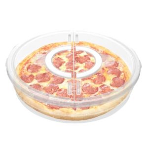 12 Inch Pie Carrier with Lid and Handle: Secure