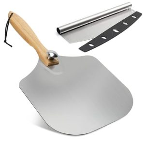 Complete Pizza Oven Set - 12" x 14” Peel and Cutter