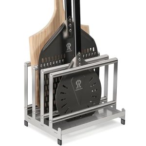 Stainless Steel Pizza Peel Rack - Organize Your Pizza Peels with Ease