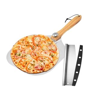 Pro-Grade Pizza Paddle & Cutter Set: Effortless Pizza
