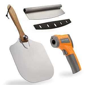 Infrared Laser Pizza Peel Set with Foldable Handle