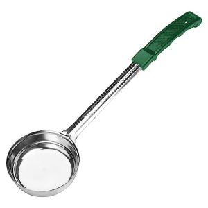 Winco FPSN-6 Portioning Spoon - 6 Ounce Green
