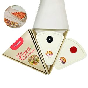 Eco-Friendly Reusable Pizza Slice Container with Airtight Lid