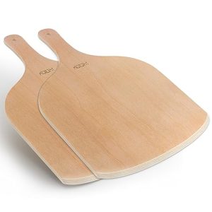 Premium Birch Wooden Pizza Peel: Effortless Pizza