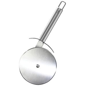 Elegant Stainless Steel Pizza Cutter - Effortless Slicing for Perfect Pizza