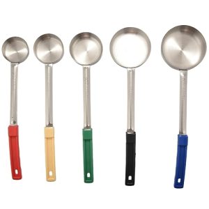 Anti-Hot Stainless Steel Pizza Spread Ladle with Long