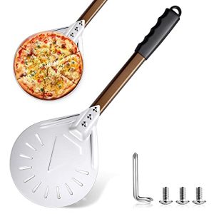 Effortless Pizza Making with Lightweight Aluminum Pizza Turning Peel