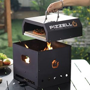 4-in-1 Portable Grill Top Pizza Oven Kit with Multipurpose Functionality