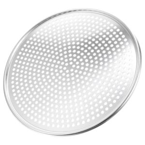 16-Inch Stainless Steel Pizza Pan with Hole