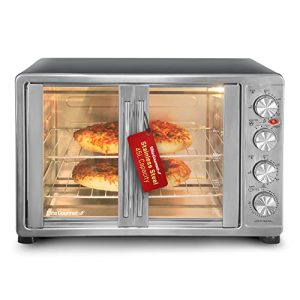 French Door Convection Oven with Rotisserie - 18-Slice Capacity, Stainless Steel
