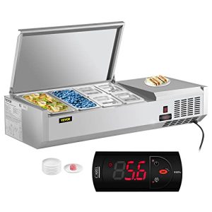 48-Inch Refrigerated Condiment Prep Station: Keep