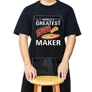 Pizza Lover Adjustable Apron: Waterproof Kitchen