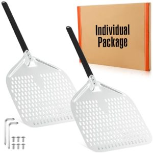 2 Pcs Perforated Pizza Peel Set: Ultimate Pizza