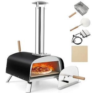 Multi-Fuel Outdoor Pizza Oven with Rapid Preheating