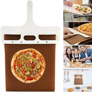 Perfectly Sliding Pizza Peel - Large 21x12 Inch Pizza
