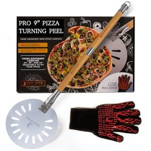 9" Pizza Turning Peel: Adjustable Handle Options