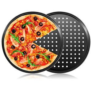 Ultimate Pizza Perfection: 2Pcs Nonstick Pizza Pans