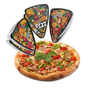 Pizza Slice Storage Container Set - Stackable Plastic