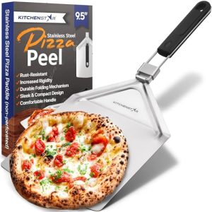 Stainless Steel Pizza Peel: 9.5-inch Premium Paddle