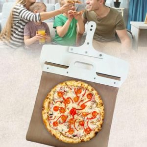 EasySlide Wooden Pizza Peel Shovel: Effortless Pizza