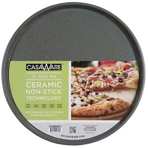 12-Inch Silver Granite Pizza/Baking Pan - Enhanced