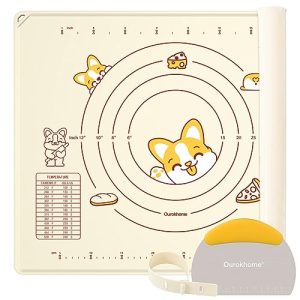 Extra Thick Silicone Baking Mat with Dough Cutter