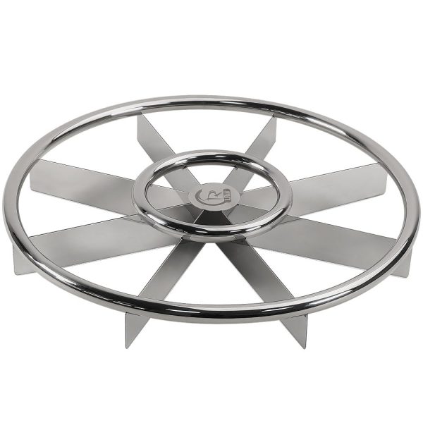 Easily Divide Every Slice: 16 Inch Round Stainless Steel Pizza Cutter