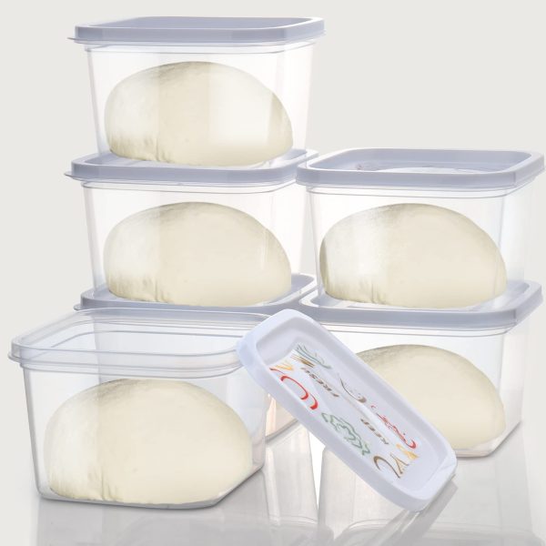 Sealed Single Dough Proofing Boxes - Set of 6