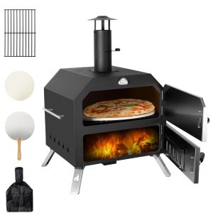 Portable Outdoor Wood Fired Pizza Oven - Complete