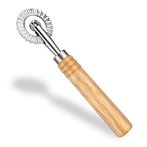 Fluted Edge Pasta Cutter Wheel: Professional Dough