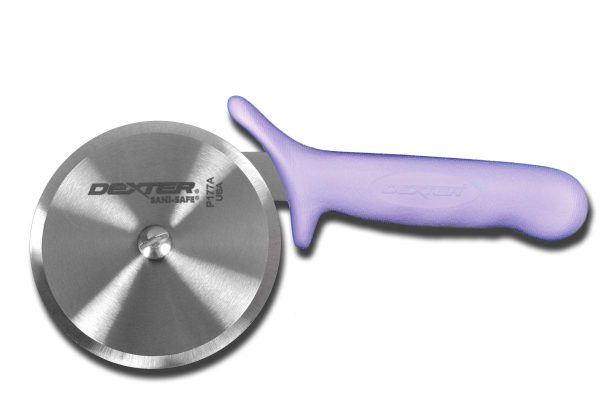 Purple Handle Pizza Cutter - Effortlessly Slice Pizza