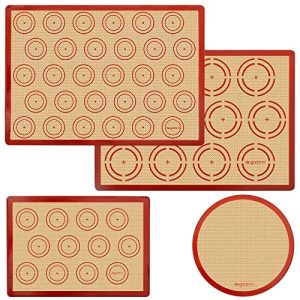Silicone Baking Mat Set of 4 - Non-Stick Reusable Mats