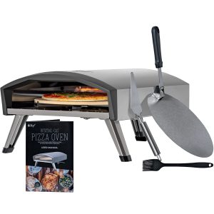 Deco Chef Gas Pizza Oven - Self-Rotating Baking Stone
