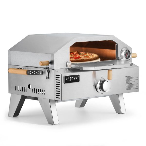 Portable Propane Pizza Oven and Grill with 13in Stone
