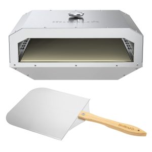 Mimiuo Stainless Steel Gas Grill Pizza Oven Kit