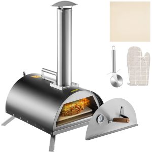 Arched Stainless Steel Wood Fired Pizza Oven