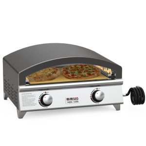 Portable Outdoor Gas Pizza Oven - Cook 2 Pizzas