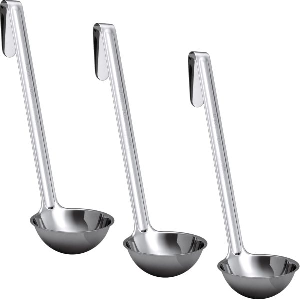 Durable Stainless Steel Soup Ladle Set - Perfect