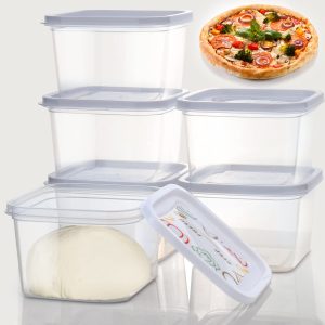 Airtight Pizza Dough Proofing Box Set - Set of 6