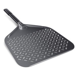 ProSlide Perforated Pizza Peel: Nonstick Aluminum Paddle for Perfect Crispy Pizza